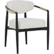 Marita Black / Louis Cream Outdoor Dining Armchair